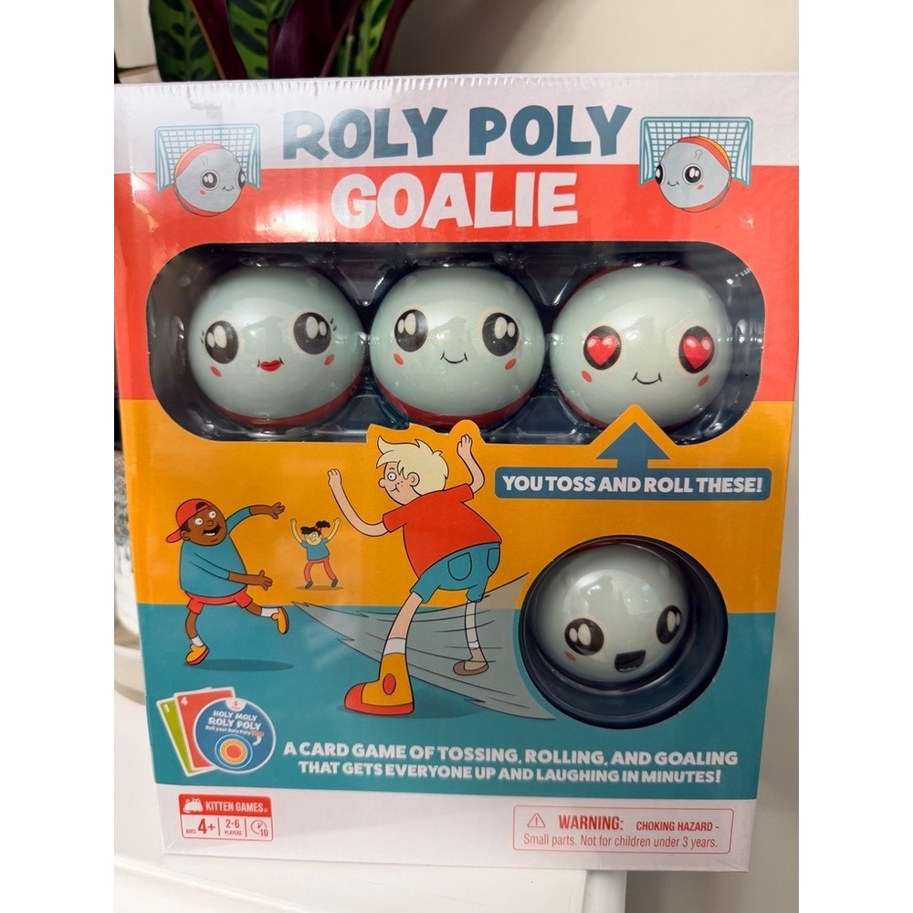 Exploding Kittens Roly Poly Goalie Kids Game OS Multicolor Active Card Game NWT